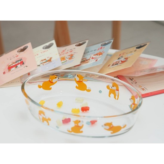 柴犬焗爐餐具（楕圓）