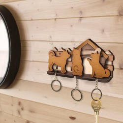 柴犬鎖匙扣套裝