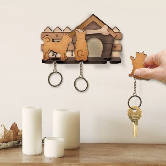 柴犬鎖匙扣套裝