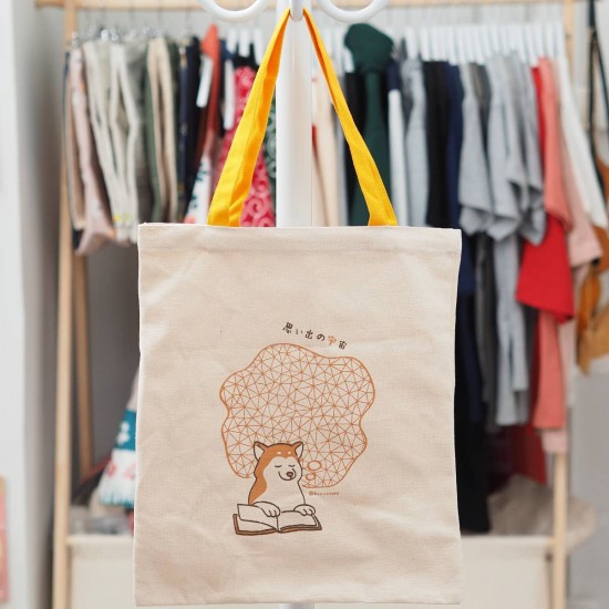 柴犬單邊孭大袋子