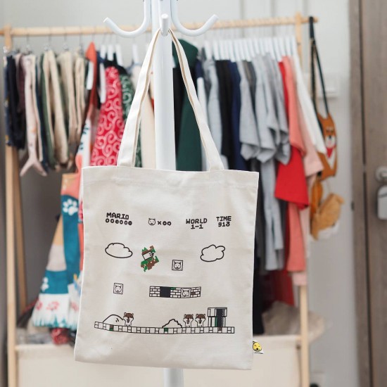 柴犬單邊孭大袋子