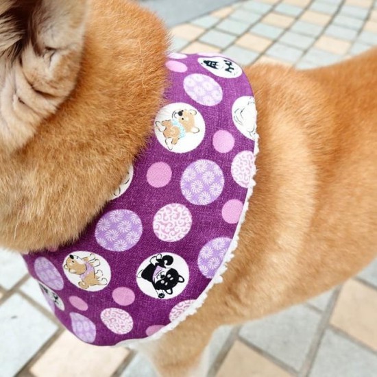 柴犬毛絨頸巾